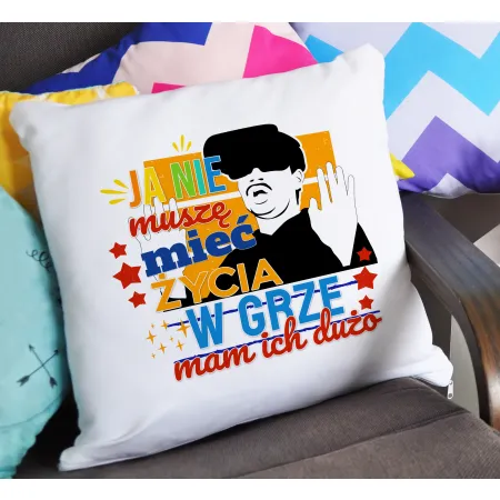 Poduszka dla gracza GAMER życia w grze mam dużo